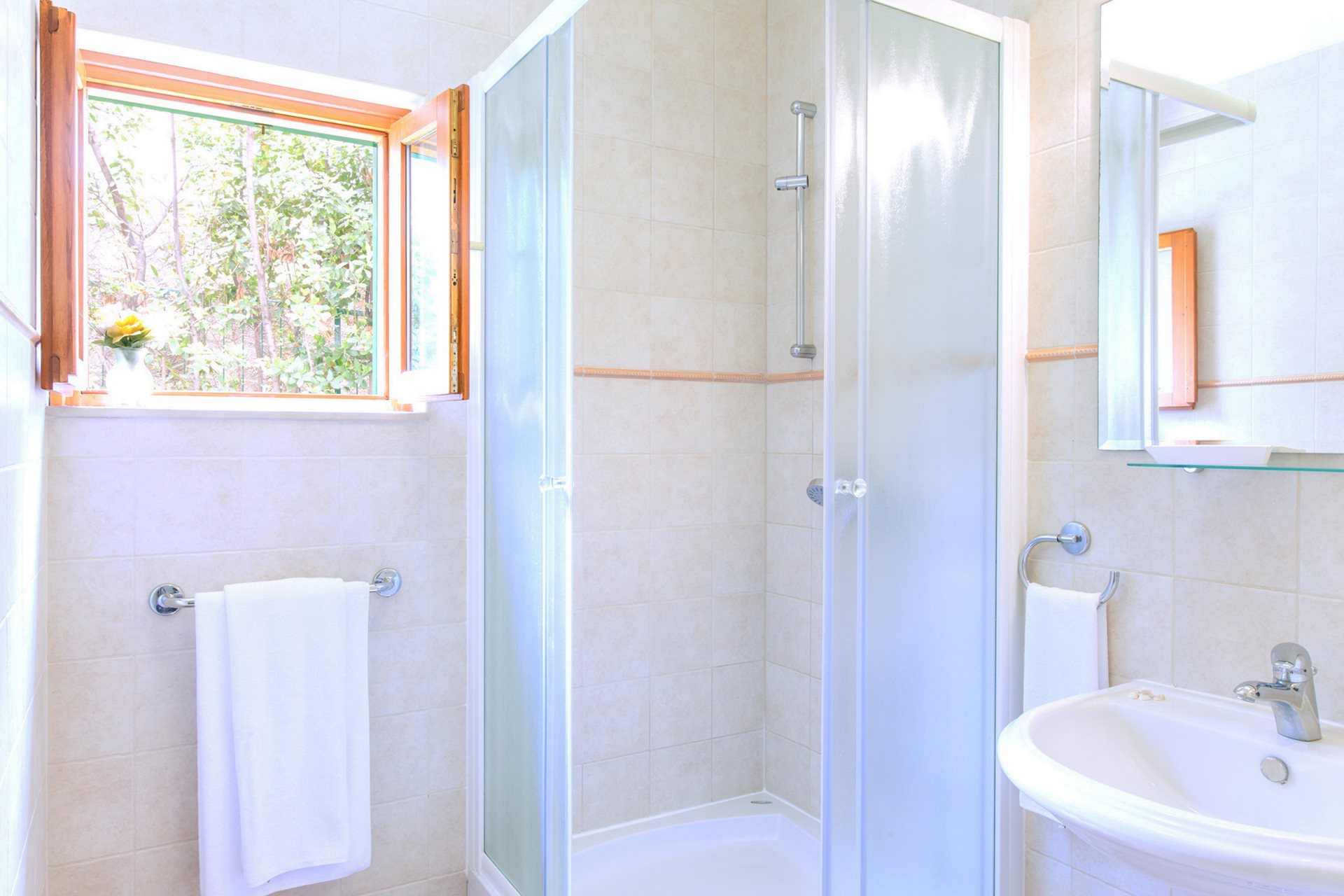 Bathroom in a villa on Hvar