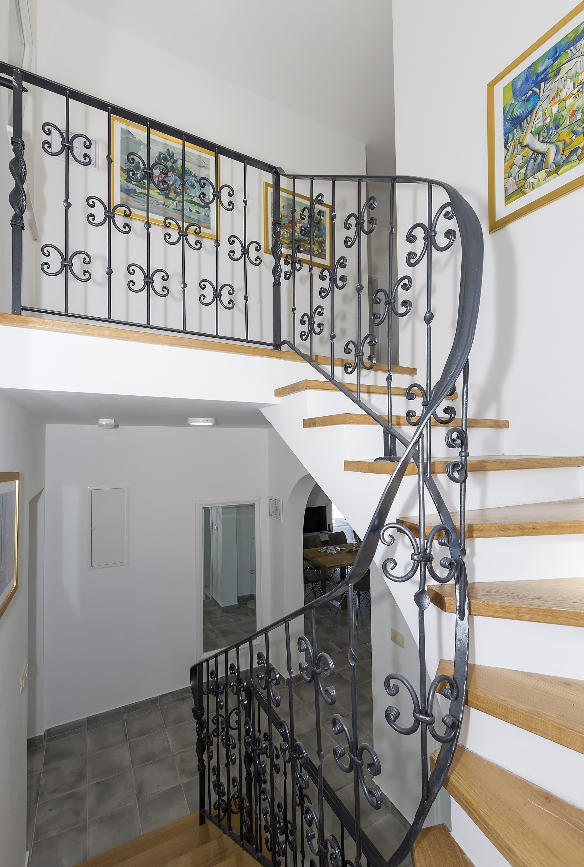 Stairs in a villa on Brač