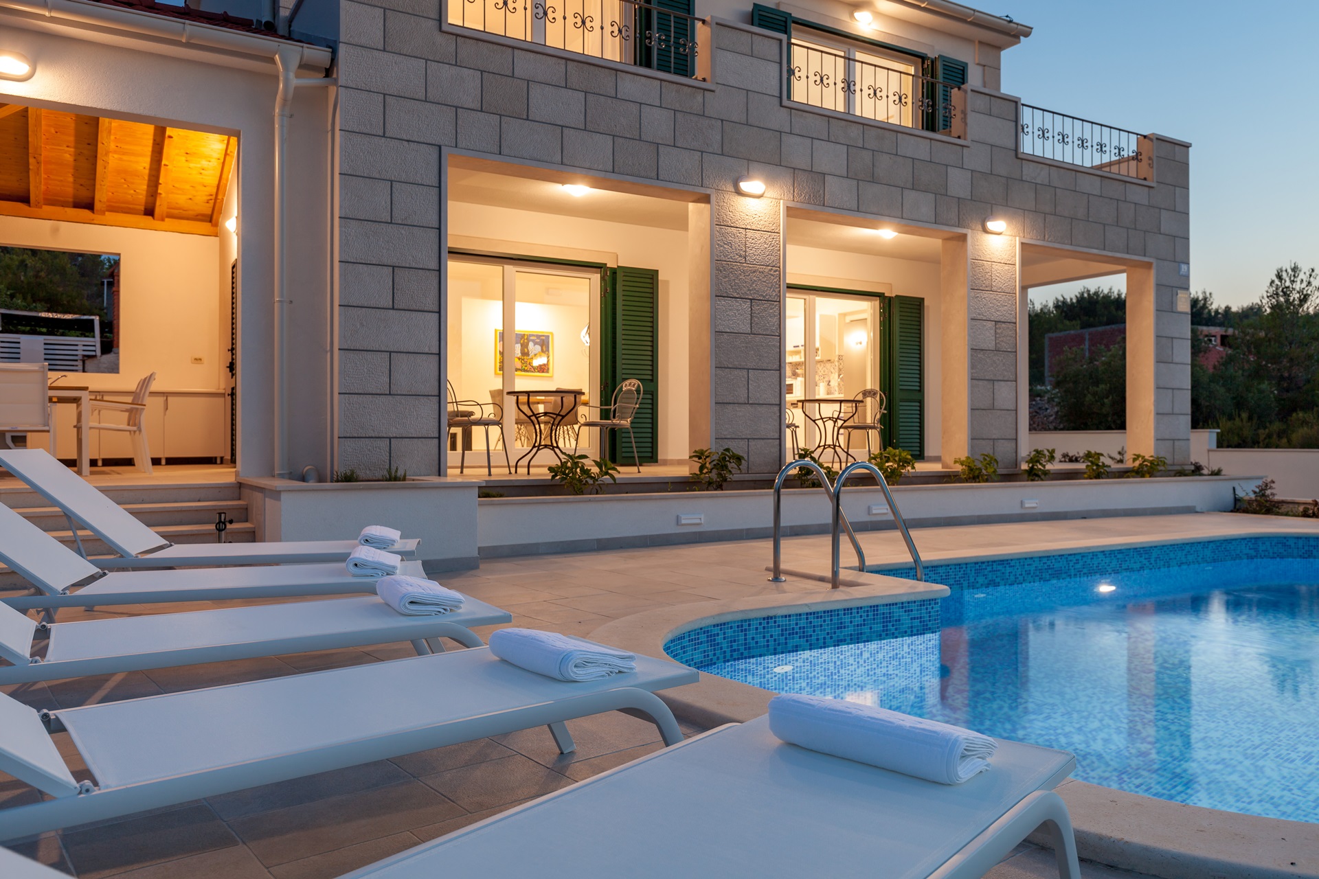 Charming villa with pool on Brač