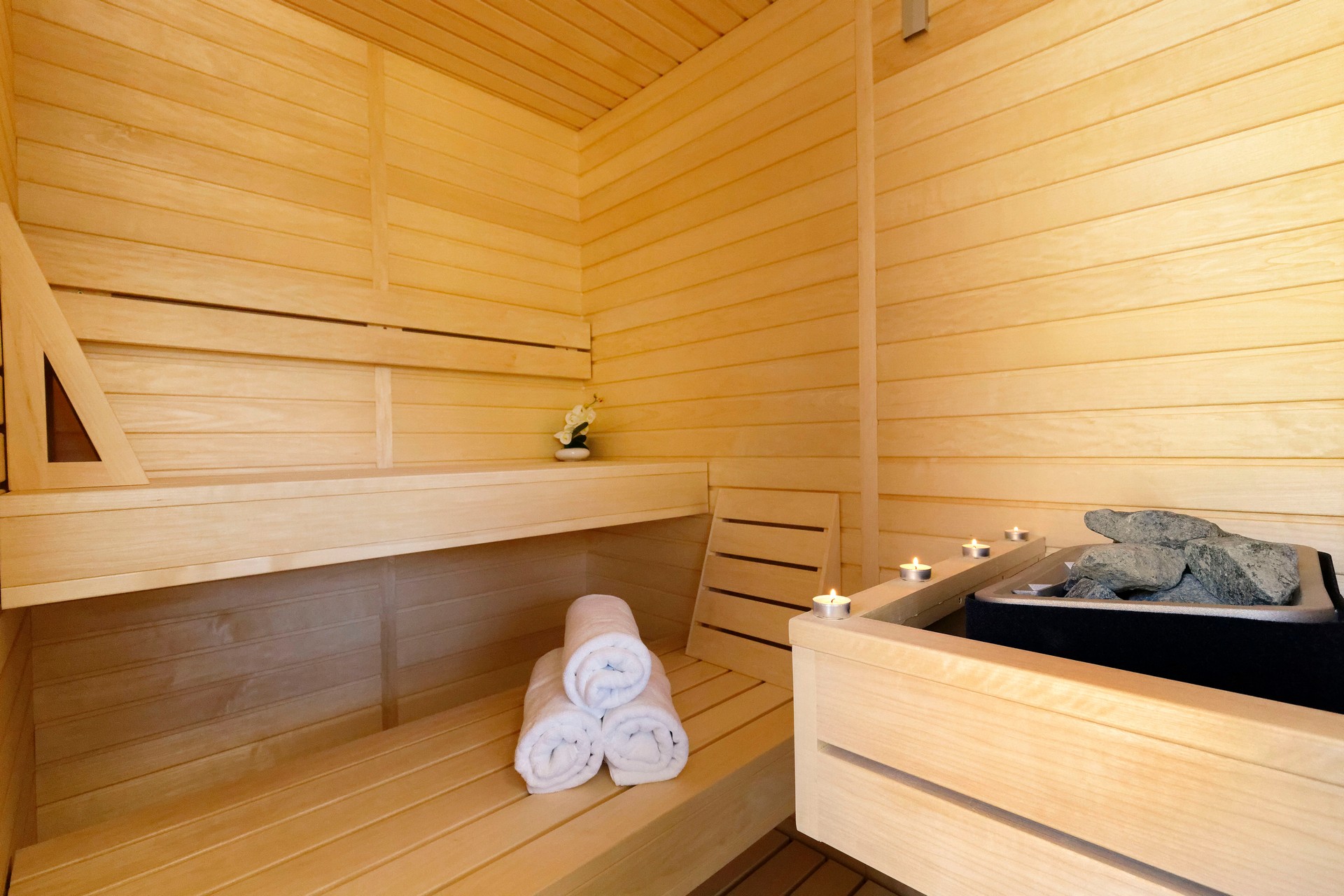 Sauna in the villa for rent