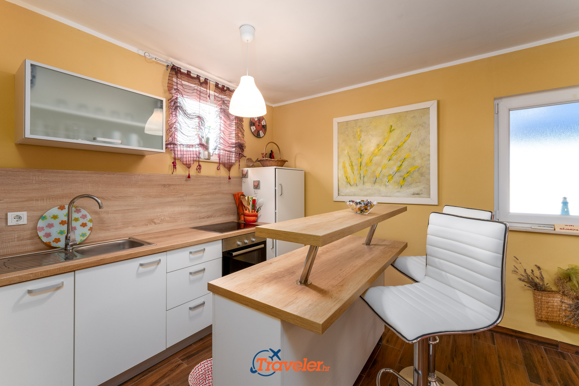 Small kitchen in Villa for rent Klimno