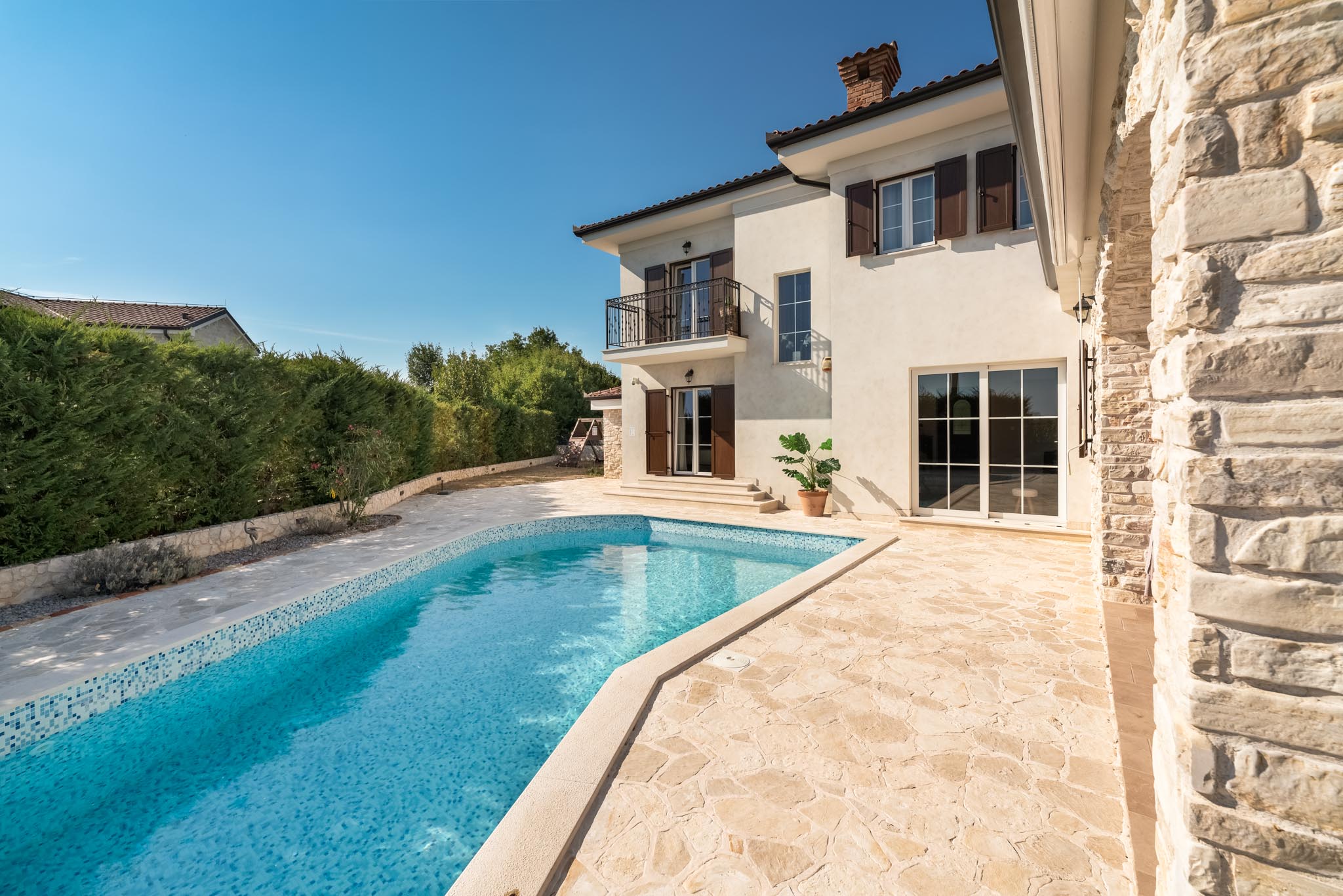 Romantic villa with pool in Kras