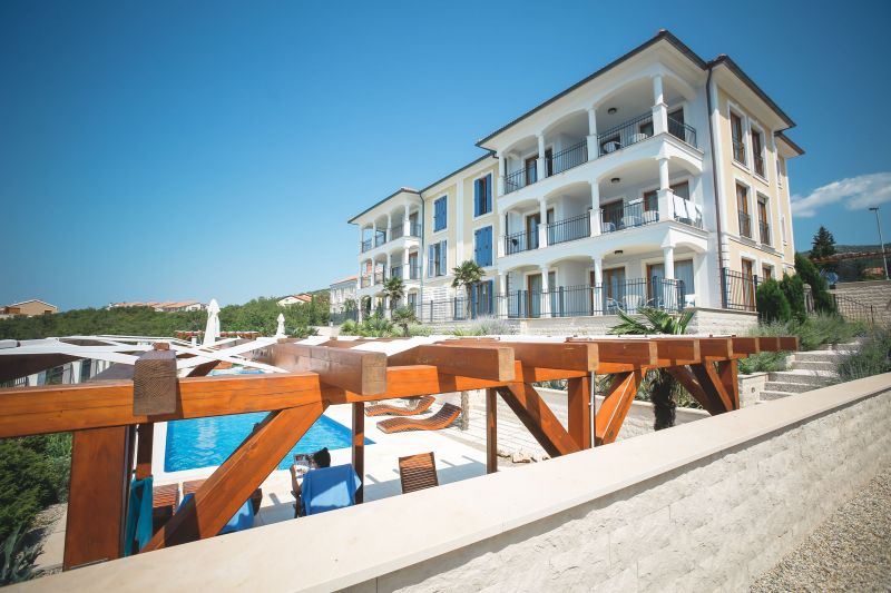 Beachfront apartment Zayml  with pool,  sea view